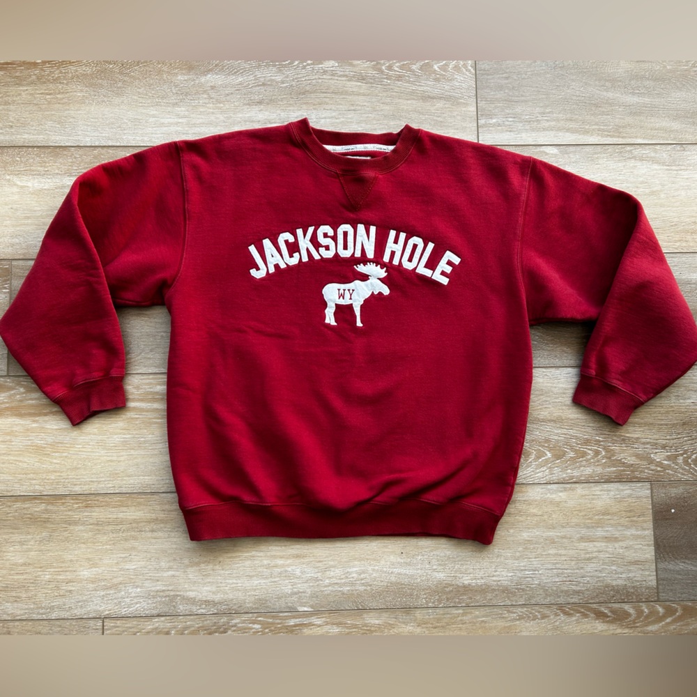 Jackson Hole Dark Red Sweater